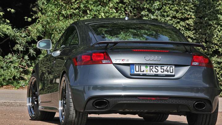 Grey Back Pose Of Mcchip Dkr Audi Tt Rs